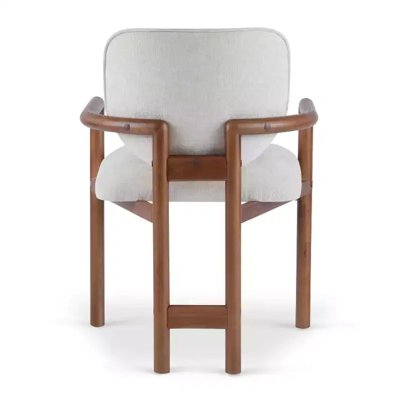 Christopher Knight Home Edge Chaises de salle à manger modernes en bois d'hévéa rembourrées (lot de 2)