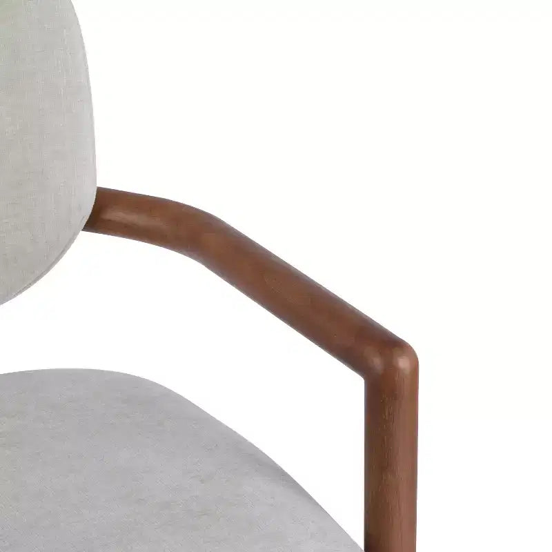 Christopher Knight Home Edge Chaises de salle à manger modernes en bois d'hévéa rembourrées (lot de 2)