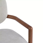 Christopher Knight Home Edge Chaises de salle à manger modernes en bois d'hévéa rembourrées (lot de 2)