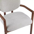 Christopher Knight Home Edge Chaises de salle à manger modernes en bois d'hévéa rembourrées (lot de 2)