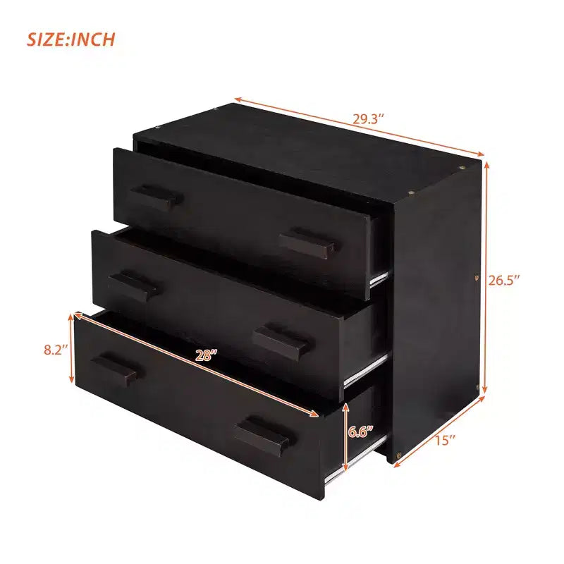 Lit mezzanine moderne Whisen 77,4 L x 40,5 l avec armoire et étagère, conçu pour votre sécurité