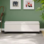 Pouf de rangement d'intérieur moderne en bouclé Linfield Christopher Knight Home