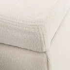 Pouf de rangement d'intérieur moderne en bouclé Linfield Christopher Knight Home