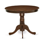 Table à manger HomeStock en bois d'hévéa, ronde de 36 pouces