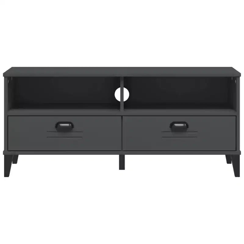 vidaXL Meuble TV Console Multimédia Centre de Divertissement Bois Massif Pin