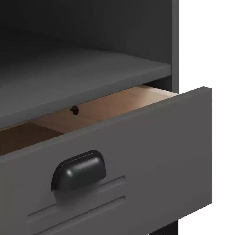 vidaXL Meuble TV Console Multimédia Centre de Divertissement Bois Massif Pin