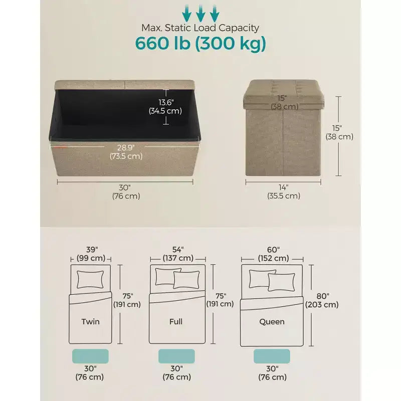 Coffre de rangement en bois, ouverture sécurisée 100x40x46,5 cm pour l'organisation des espaces de la maison