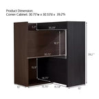 Armoire à chaussures extensible, armoire à chaussures rotative avec tiroir, armoire de rangement multifonctionnelle pour le salon