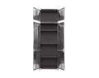 Ensemble de 2 armoires de rangement Seville Classics UltraHD, 30 x 18 x 90,5