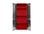 Ensemble de 2 armoires de rangement Seville Classics UltraHD, 30 x 18 x 90,5