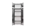 Ensemble de 2 armoires de rangement Seville Classics UltraHD, 30 x 18 x 90,5