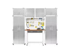 Ensemble de 2 armoires de rangement Seville Classics UltraHD, 30 x 18 x 90,5