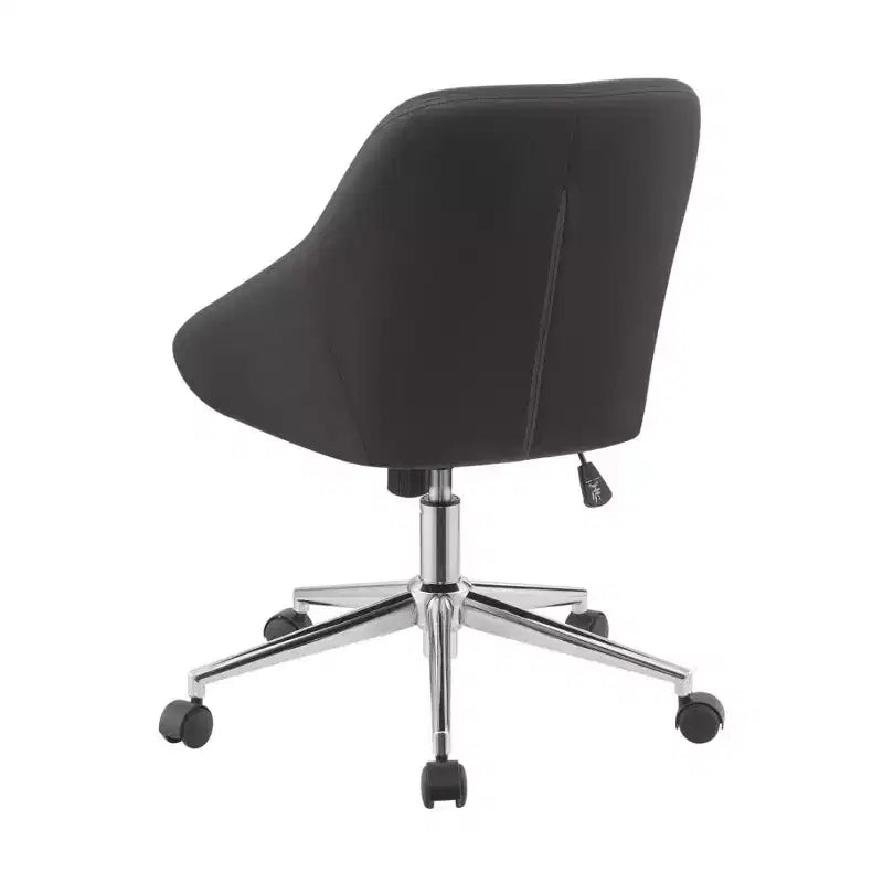 Chaise de bureau Simple Relax en similicuir avec 5 roulettes