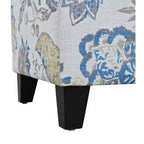 Christopher Knight Home Madison Pouf de rangement rectangulaire contemporain en bois rembourré à motif floral
