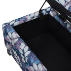 Christopher Knight Home Madison Pouf de rangement rectangulaire contemporain en bois rembourré à motif floral