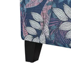 Christopher Knight Home Madison Pouf de rangement rectangulaire contemporain en bois rembourré à motif floral