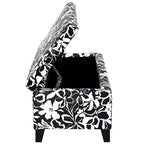 Christopher Knight Home Madison Pouf de rangement rectangulaire contemporain en bois rembourré à motif floral