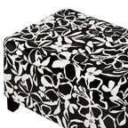 Christopher Knight Home Madison Pouf de rangement rectangulaire contemporain en bois rembourré à motif floral