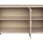Meuble d'appoint style ferme, buffet en bois à 3 portes, bahut, meuble de rangement