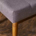 GDFStudio Flora Ottoman capitonné en caoutchouc, style milieu de siècle, 44 pouces
