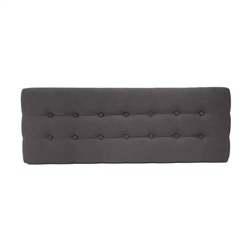 GDFStudio Flora Ottoman capitonné en caoutchouc, style milieu de siècle, 44 pouces