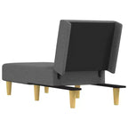 vidaXL Transat Canapé Lit Chaise Longue Moderne Velours pour Salon