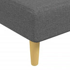 vidaXL Transat Canapé Lit Chaise Longue Moderne Velours pour Salon
