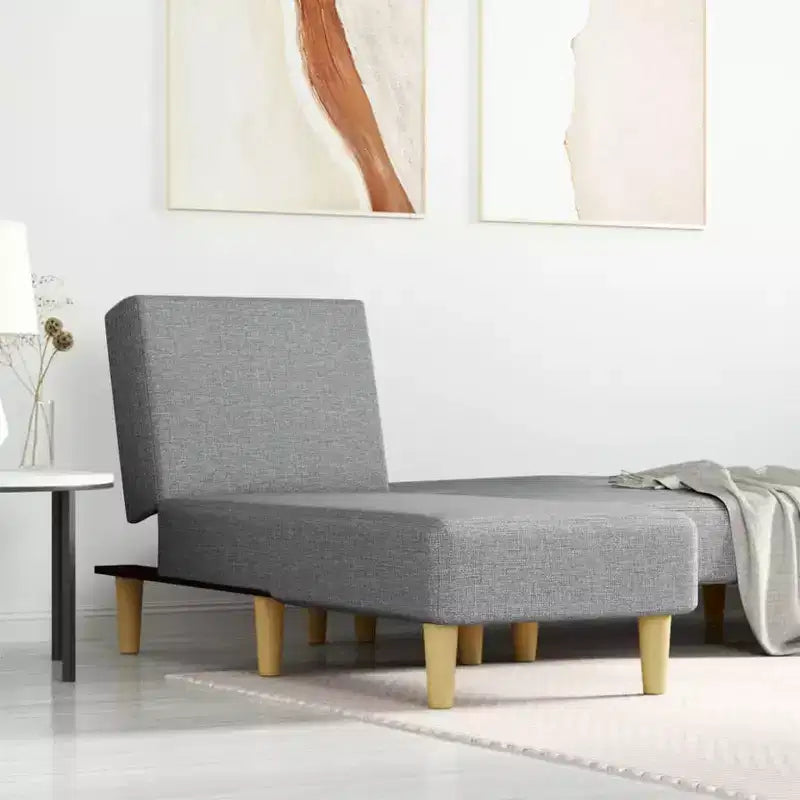 vidaXL Transat Canapé Lit Chaise Longue Moderne Velours pour Salon