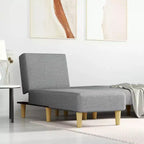 vidaXL Transat Canapé Lit Chaise Longue Moderne Velours pour Salon