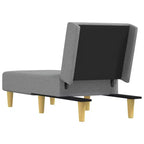 vidaXL Transat Canapé Lit Chaise Longue Moderne Velours pour Salon