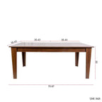 Table à manger extensible CLIHOME 106.3, grande, en MDF, pour cuisine