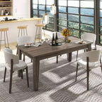 Table à manger extensible CLIHOME 106.3, grande, en MDF, pour cuisine