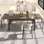 Table à manger extensible CLIHOME 106.3, grande, en MDF, pour cuisine