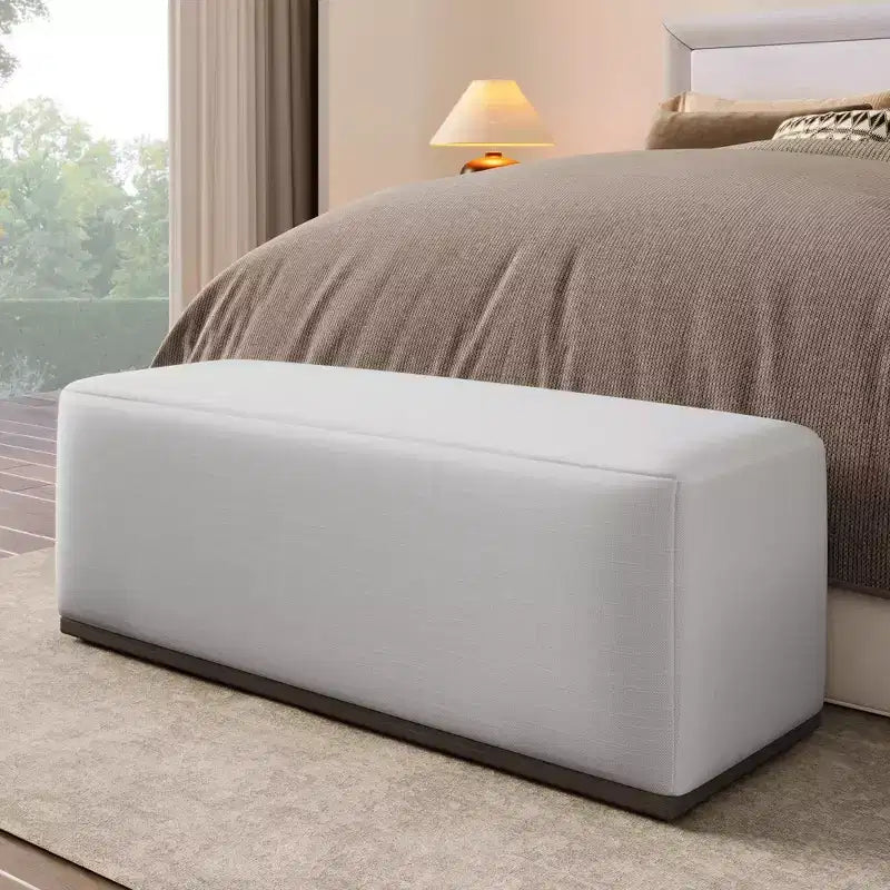 Christopher Knight Home Photine Repose-Pieds Ottoman Polyvalent Moderne Minimaliste