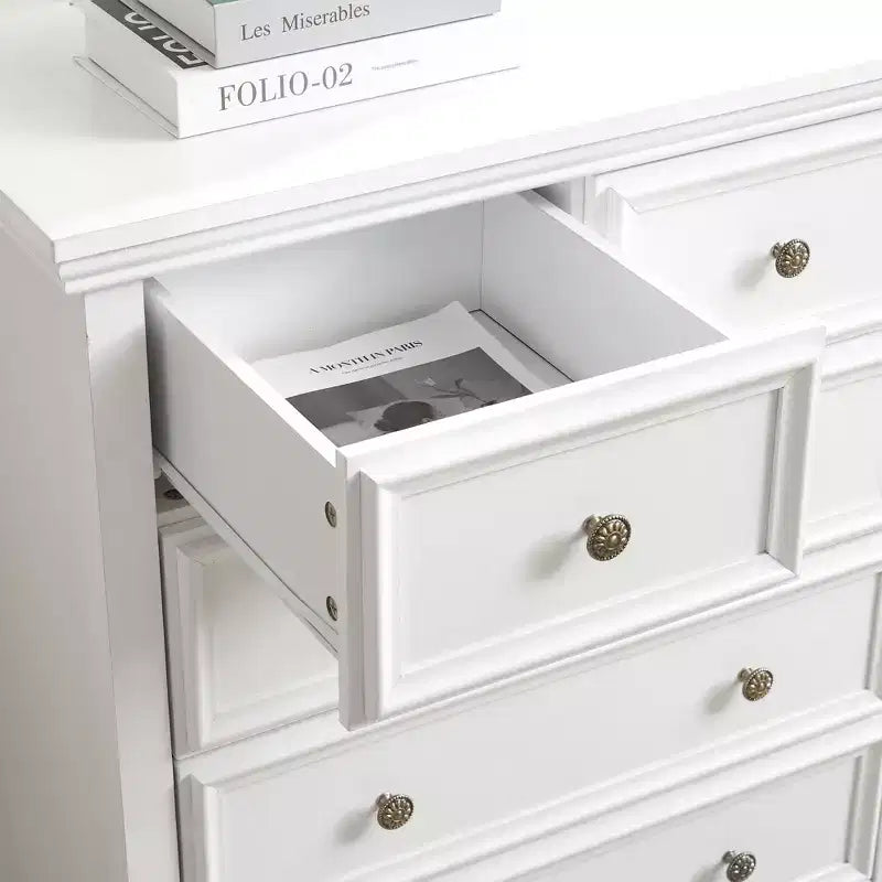 Commode moderne à 6 tiroirs, Armoire de rangement à 6 tiroirs, Organisateur de placard et Rangement pour vêtements