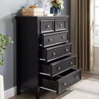 Commode moderne à 6 tiroirs, Armoire de rangement à 6 tiroirs, Organisateur de placard et Rangement pour vêtements