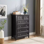 Commode moderne à 6 tiroirs, Armoire de rangement à 6 tiroirs, Organisateur de placard et Rangement pour vêtements