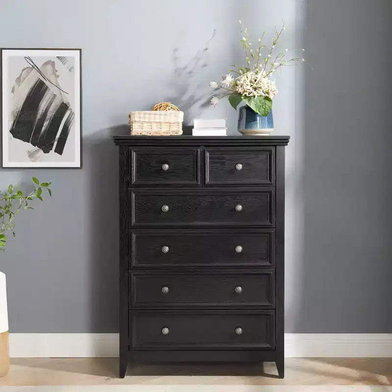 Commode moderne à 6 tiroirs, Armoire de rangement à 6 tiroirs, Organisateur de placard et Rangement pour vêtements
