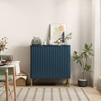 CLIHOME Armoire de Rangement Décorative sur Pied en MDF, 80 cm de Hauteur, Meuble d'Intérieur
