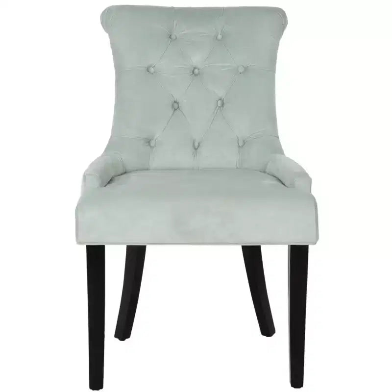 Chaise d'appoint capitonnée Bowie 20 (lot de 2) - MCR4712 - Noir - Safavieh Couture