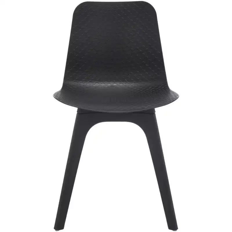 Chaise de salle à manger en plastique moulé Damiano (lot de 2) - SFV6901 - Safavieh Couture