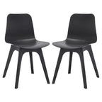 Damiano Molded Plastic Dining Chair (Set of 2) - SFV6901 - Safavieh Couture