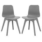 Chaise de salle à manger en plastique moulé Damiano (lot de 2) - SFV6901 - Safavieh Couture