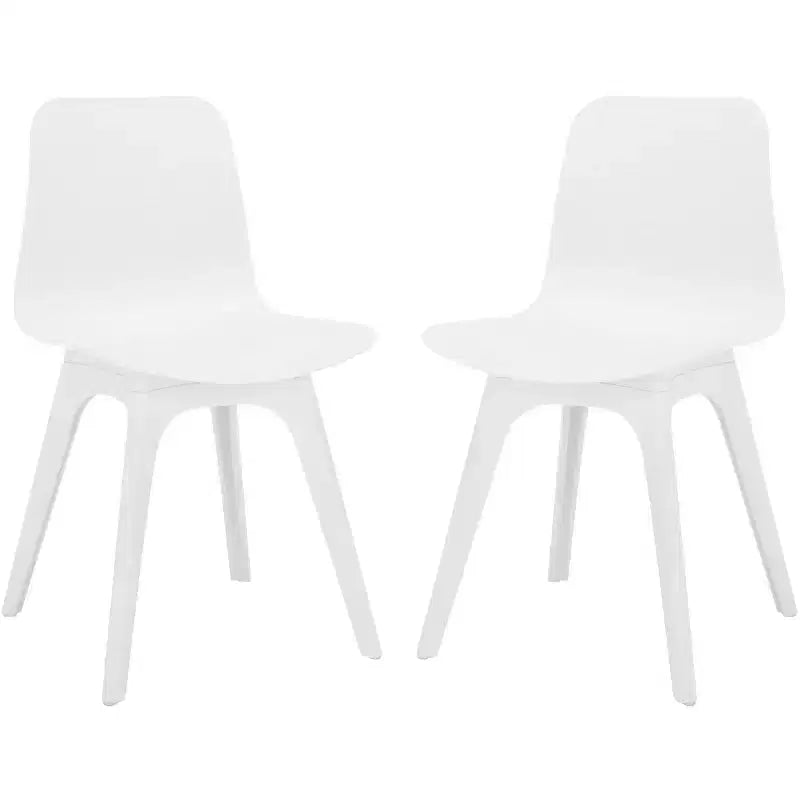 Chaise de salle à manger en plastique moulé Damiano (lot de 2) - SFV6901 - Safavieh Couture
