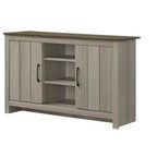 GDFStudio Elvis Armoire en bois 2 portes 119 cm de largeur avec étagères