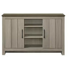 GDFStudio Elvis Armoire en bois 2 portes 119 cm de largeur avec étagères