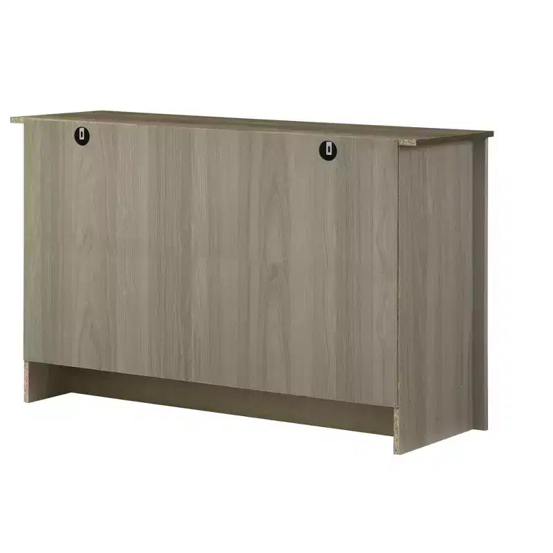 GDFStudio Elvis Armoire en bois 2 portes 119 cm de largeur avec étagères