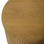 Maven Lane Dallas, Table d'appoint ronde moderne en bois de 44,5 cm