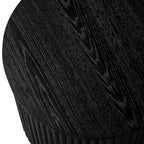 Maven Lane Dallas, Table d'appoint ronde moderne en bois de 44,5 cm