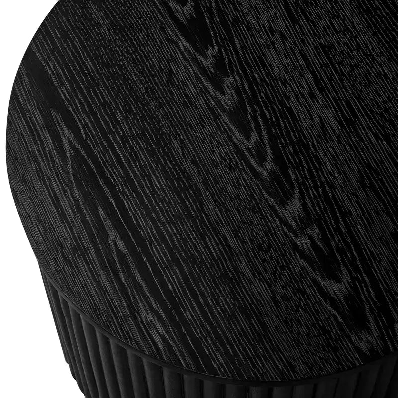 Maven Lane Dallas, Table d'appoint ronde moderne en bois de 44,5 cm